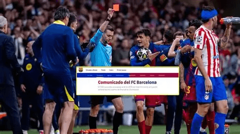 برشلونة يتقدم بشكوى لليويفا: يسرد سبعة مظالم كبرى في مواجهتي الذهاب والإياب ضد أتلتيكو مدريد